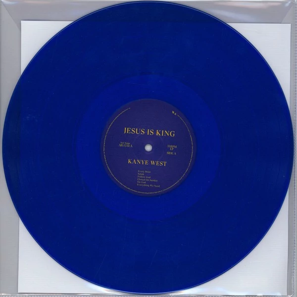 KANYE WEST - JESUS IS KING (TRANSPARENT BLUE VINYL)
