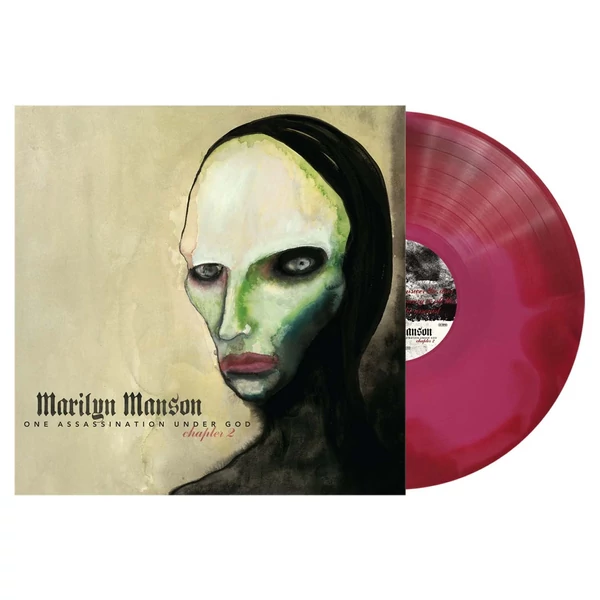 MARILYN MANSON - ONE ASSASSINATION UNDER GOD - CHAPTER 2 (1LP, PINK &amp; RED SWIRL COLOURED VINYL)