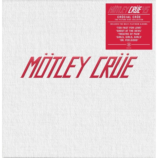 MÖTLEY CRÜE - CRÜCIAL CRÜE (5LP, 45TH ANNIVERSARY, LIMITED EDITION, PICTURE DISC VINYL COLLECTION)
