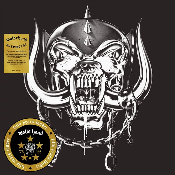 MOTORHEAD - NO REMORSE (2LP, 50TH ANNIVERSARY, LIMITED SPLATTER VINYL EDITION)