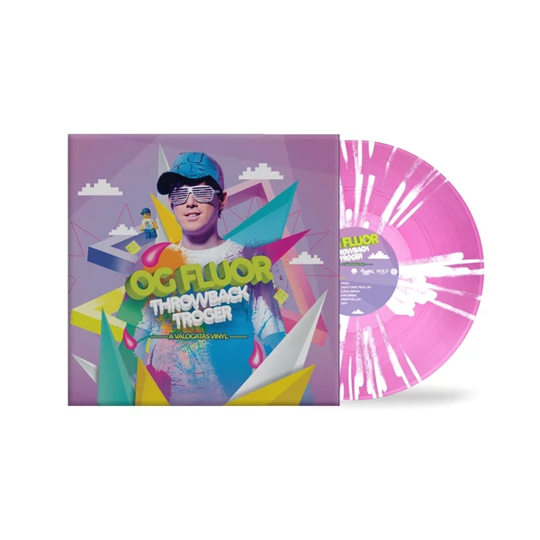 OG FLUOR - THROWBACK TRÓGER (1LP, LIMITED, EXKLUZÍV EDITION, PINK SPLATTER VINYL)
