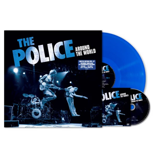 POLICE - AROUND THE WORLD: LIVE 1980 (1LP, BLUE COLOURED VINYL + 1DVD)