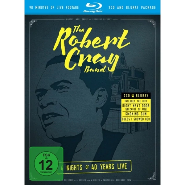 ROBERT CRAY -	4 NIGHTS OF 40 YEARS LIVE ( 180GR, download code )