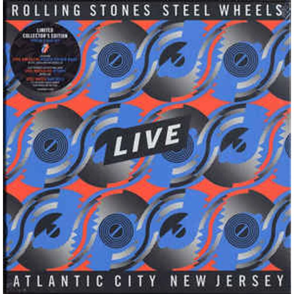 ROLLING STONES - STEEL WHEELS LIVE	 (BOX SET -- 3 CD + 2 DVD +1 BLURAY)