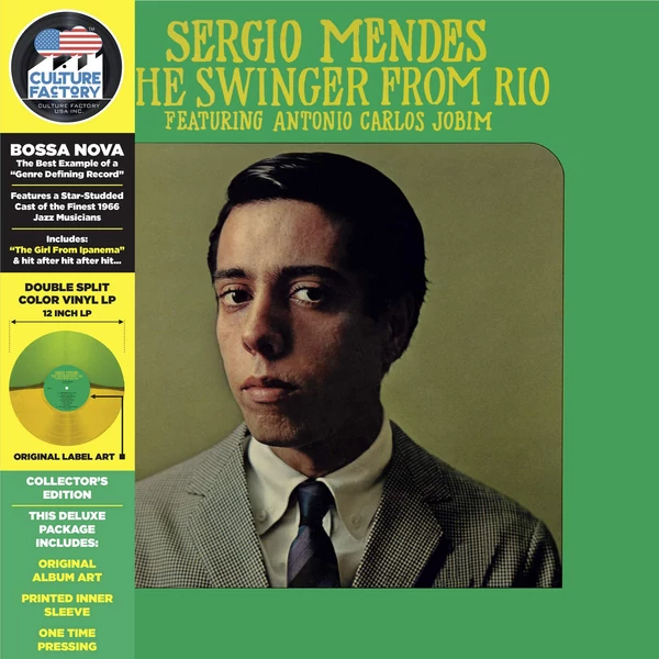 SERGIO MENDES - THE SWINGER FROM RIO (1LP, LIMITED EDITION, GREEN &amp; YELLOW COLOURED VINYL)