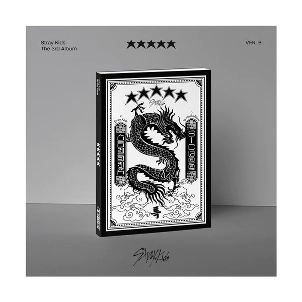 STRAY KIDS - 5 -STAR: THE THIRD ALBUM (1CD, 4 RANDOM VERSION, LIMITED EDITION, 104 PG PHOTOBOOK)