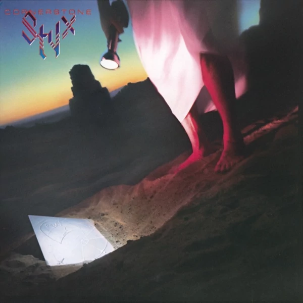 STYX - CORNERSTONE (REISSUE, LIMITED EDITION, RED COLOURED VINYL)