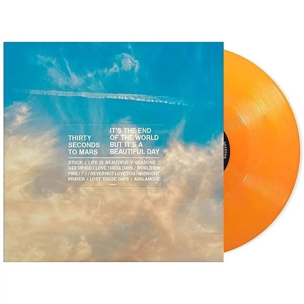 THIRTY SECONDS TO MARS - IT'S THE END OF THE WORLD, BUT IT'S A BEAUTIFUL DAY (1LP, LIMITED COLOURED VINYL)
