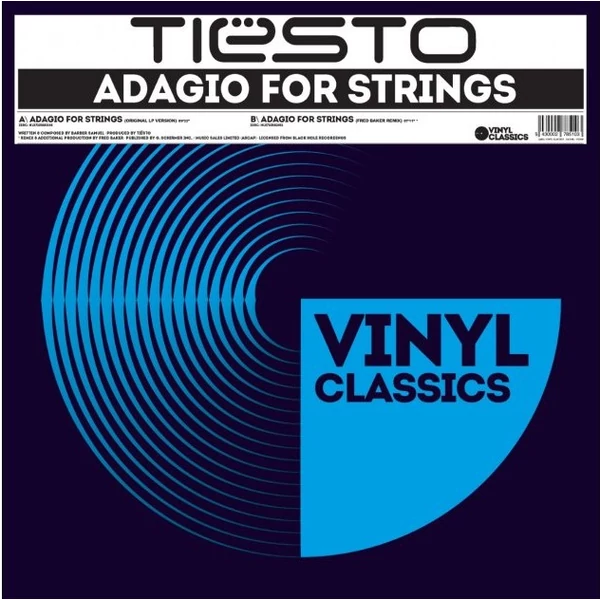 DJ TIESTO - ADAGIO FOR STRINGS (12&quot; VINYL SINGLE )