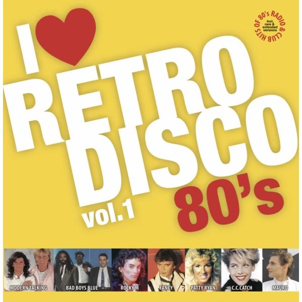 VÁLOGATÁS - I LOVE RETRO DANCE 80'S VOL.1. (1LP)