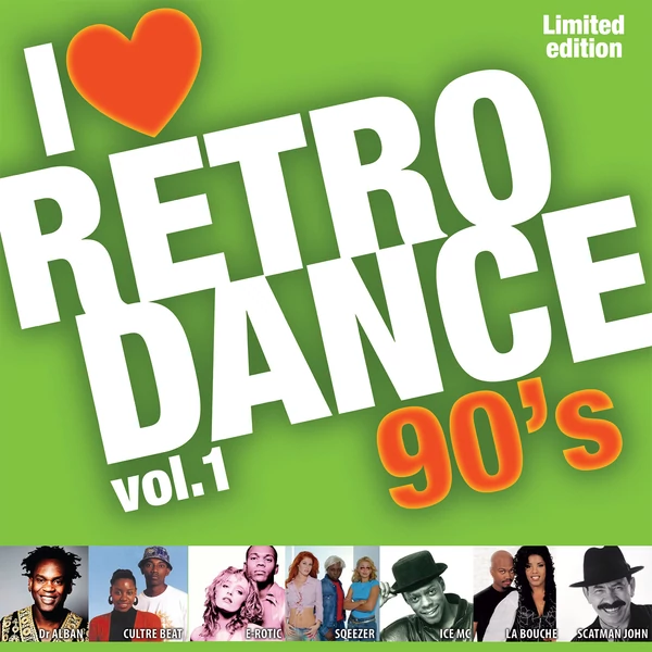 VÁLOGATÁS - I LOVE RETRO DANCE 90'S VOL.1. (1LP)