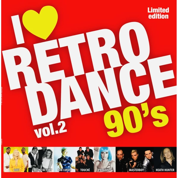 VÁLOGATÁS - I LOVE RETRO DANCE 90'S VOL.2. (1LP, EXCLUSIVE LIMITED EDITION )