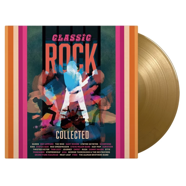 VÁLOGATÁS - CLASSIC ROCK COLLECTED (2LP, 180G, GOLD COLOURED VINYL)