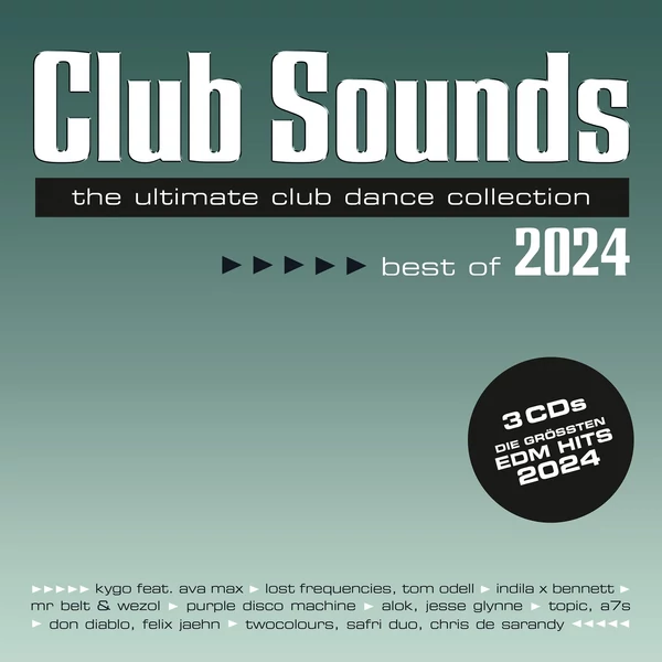 VÁLOGATÁS - CLUB SOUNDS: BEST OF 2024 (3CD,  LIMITED EDITION)