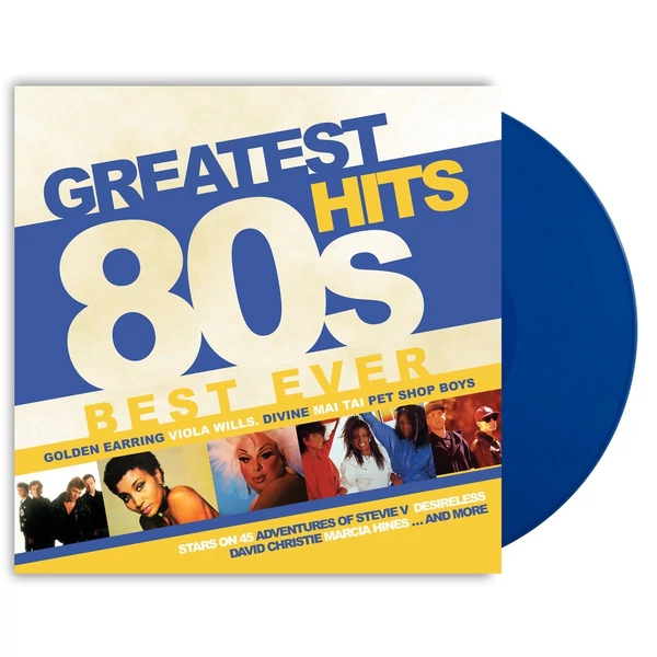 VÁLOGATÁS - GREATEST 80S HITS BEST EVER (1LP, 180G, BLUE COLOURED VINYL)