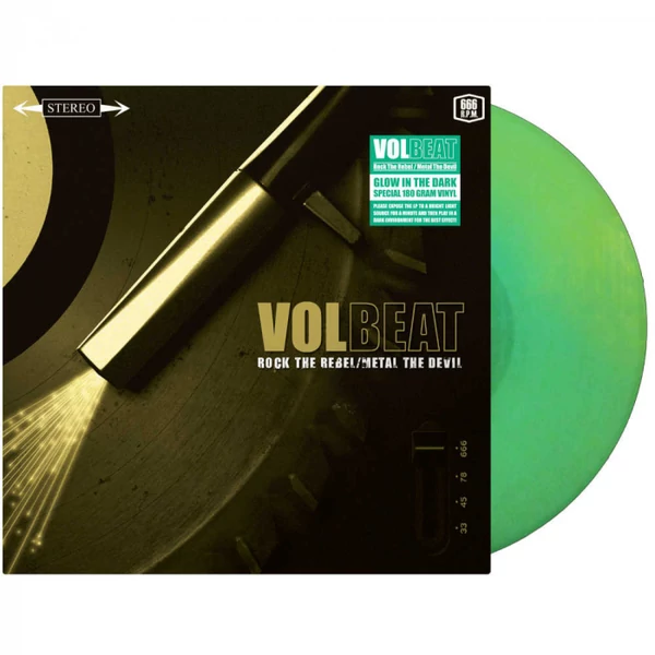 VOLBEAT - ROCK THE REBEL/METAL THE DEVIL (1LP, 180G, LIMITED GLOW IN THE DARK VINYL)