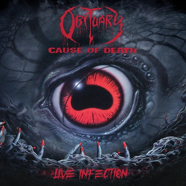 OBITUARY - CAUSE OF DEATH: LIVE INFECTION (1LP, BLOOD RED COLOURED VINYL)