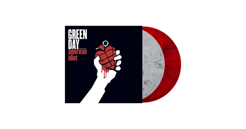 GREEN DAY AMERICAN IDIOT (2LP, LIMITED RED, WHITE & BLACK